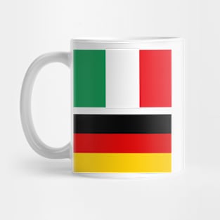 Italy and Germany Flag Mug